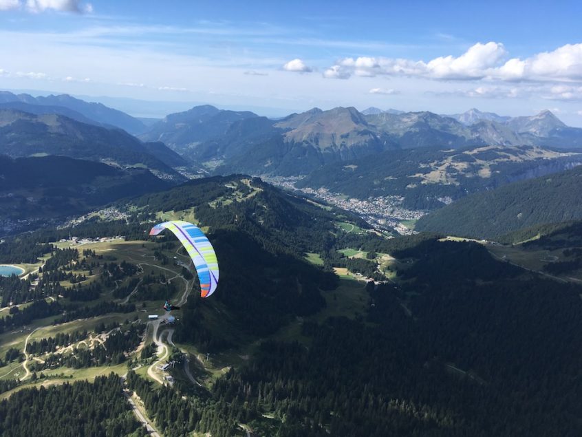 Vol en parapente à Samoens