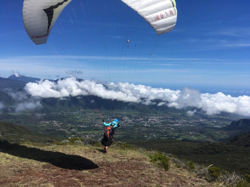 Parapente au Piton Textor