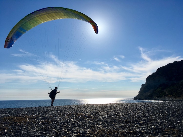 parapente à Nonza