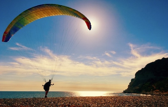 Vacances en parapente
