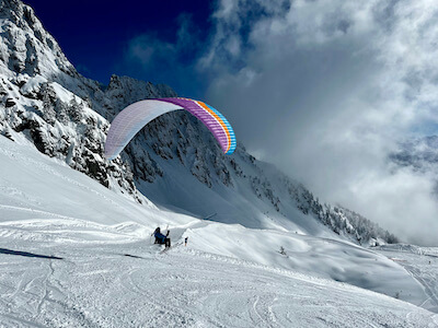 Week-end parapente et ski en Suisse